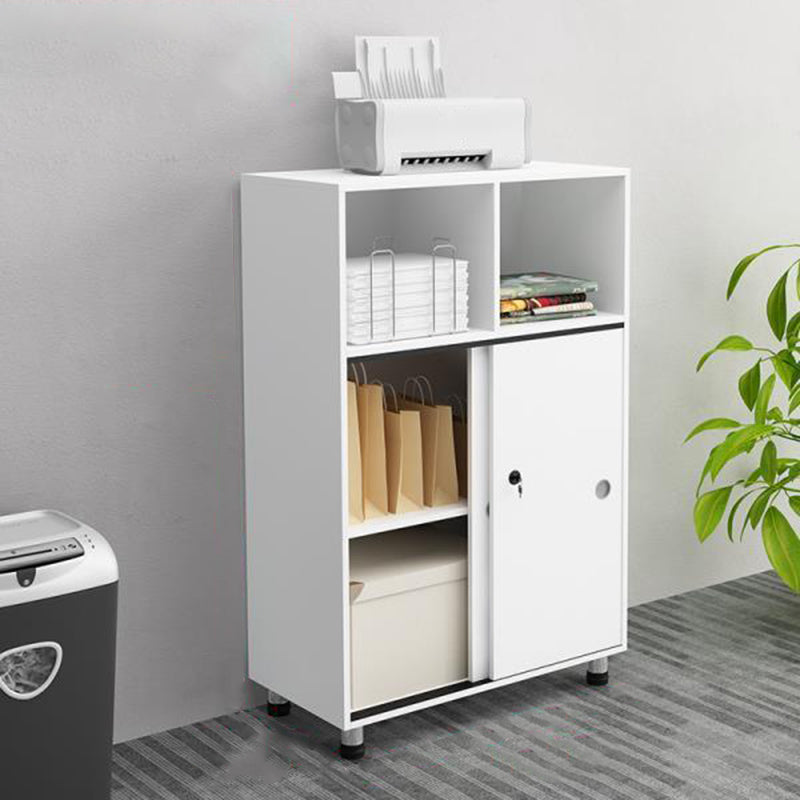 Modern Cabinet Wood with Storage and Adjustable Storage Shelves File Cabinet