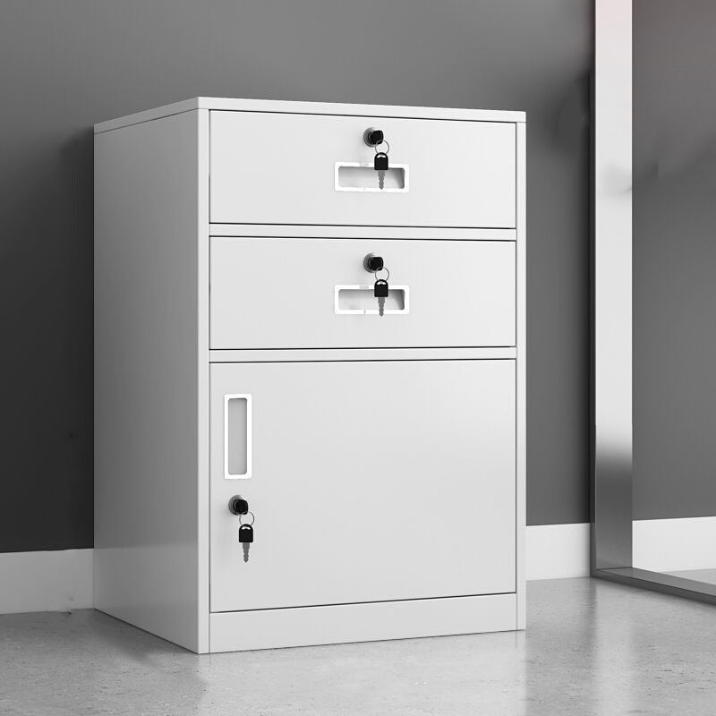 Modern Nordic File Cabinet Locking Drawers Metal Filing Cabinet