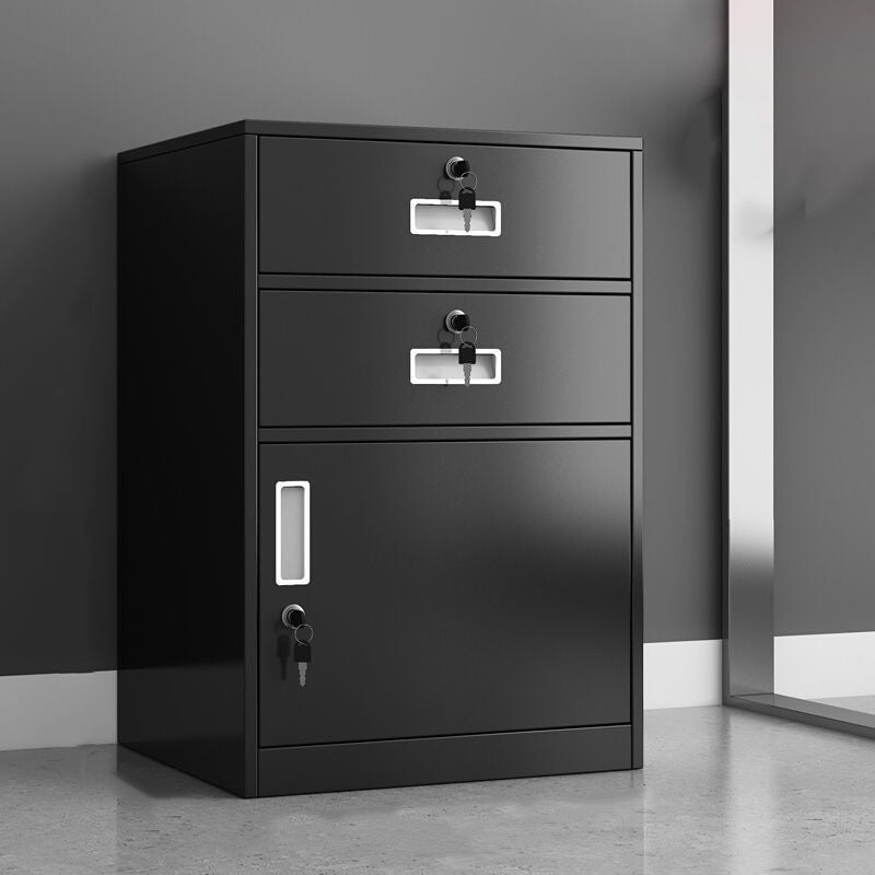 Modern Nordic File Cabinet Locking Drawers Metal Filing Cabinet