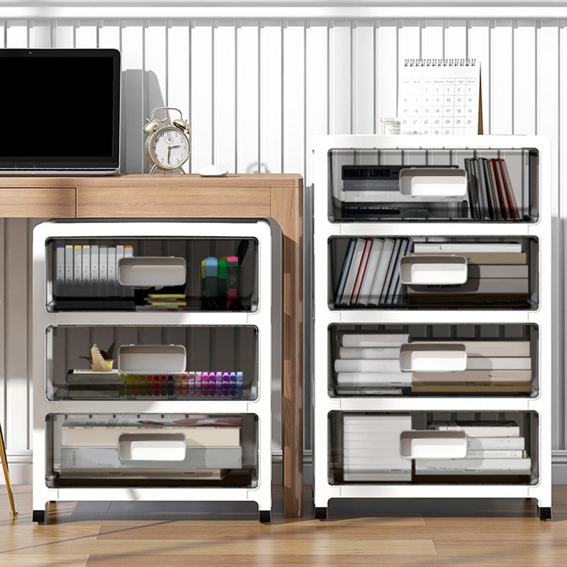 Modern Acrylic Cabinet Drawers and Pedestal Filing Cabinet for Home Office