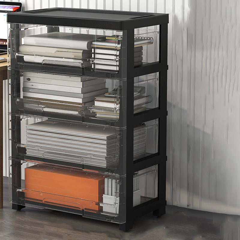 Modern Acrylic Cabinet Drawers and Pedestal Filing Cabinet for Home Office