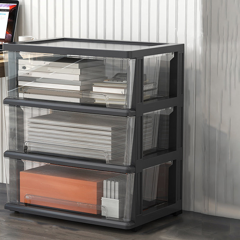 Modern Acrylic Cabinet Drawers and Pedestal Filing Cabinet for Home Office