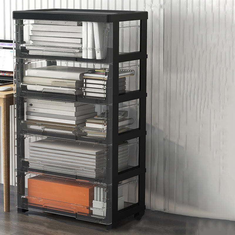 Modern Acrylic Cabinet Drawers and Pedestal Filing Cabinet for Home Office