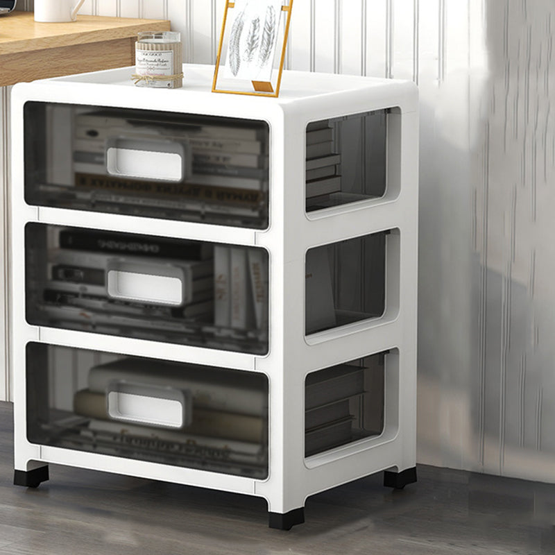 Modern Acrylic Cabinet Drawers and Pedestal Filing Cabinet for Home Office