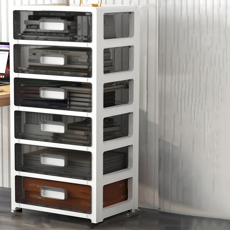 Modern Acrylic Cabinet Drawers and Pedestal Filing Cabinet for Home Office