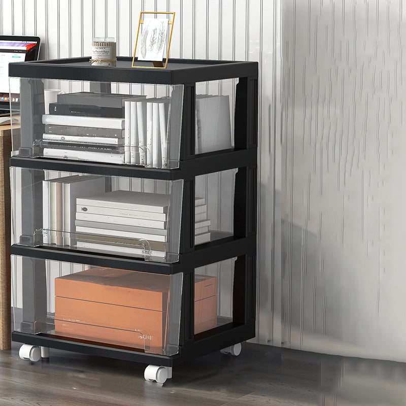 Modern Acrylic Cabinet Drawers and Pedestal Filing Cabinet for Home Office