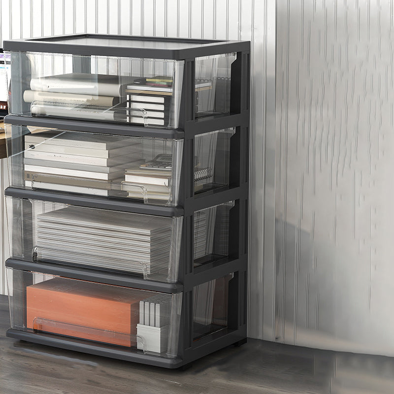 Modern Acrylic Cabinet Drawers and Pedestal Filing Cabinet for Home Office