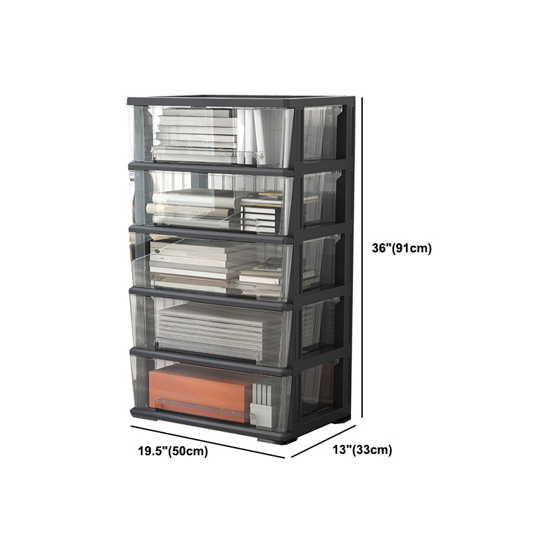 Modern Acrylic Cabinet Drawers and Pedestal Filing Cabinet for Home Office