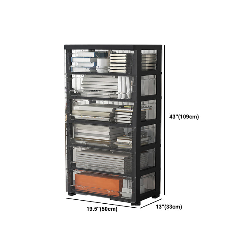 Modern Acrylic Cabinet Drawers and Pedestal Filing Cabinet for Home Office