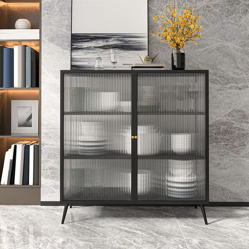 Modern Display Cabinet Glass Door Storage Cabinet for Dining Room