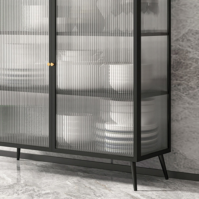 Modern Display Cabinet Glass Door Storage Cabinet for Dining Room