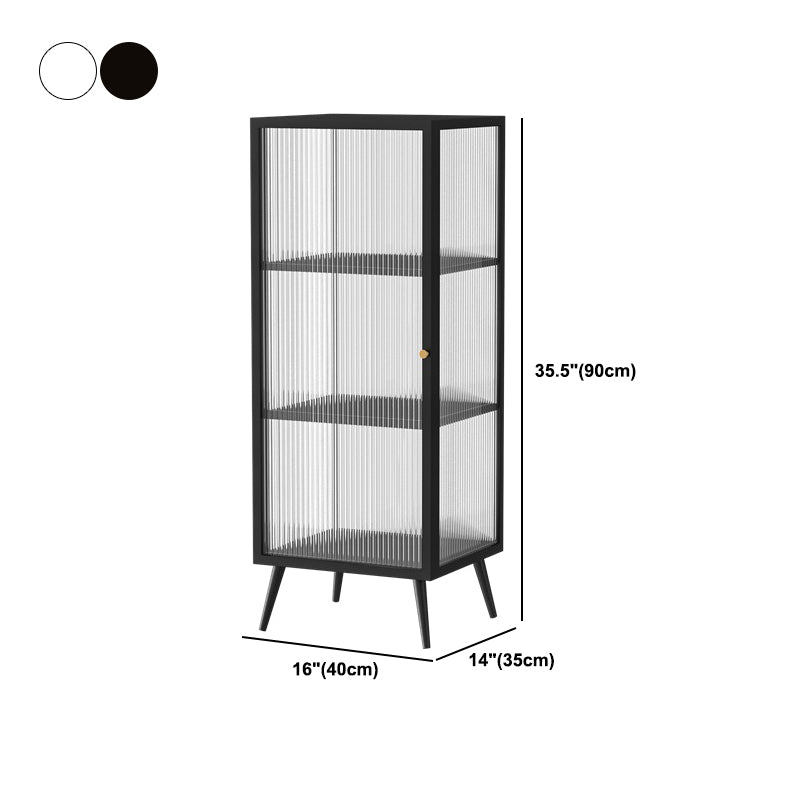 Modern Display Cabinet Glass Door Storage Cabinet for Dining Room