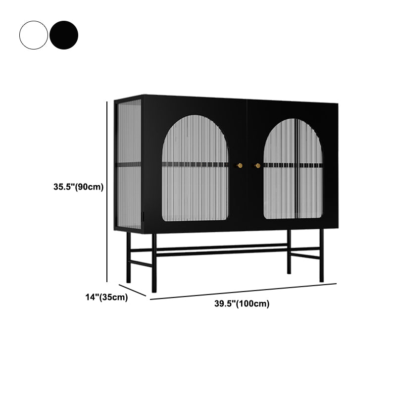 Modern Display Cabinet Glass Door Storage Cabinet for Living Room