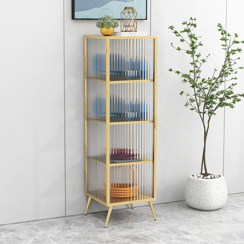 Modern Storage Cabinet Glass Door Display Cabinet for Living Room