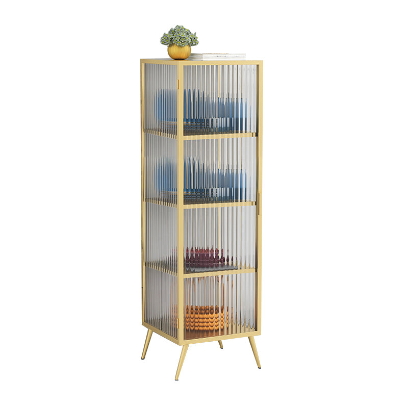 Modern Storage Cabinet Glass Door Display Cabinet for Living Room