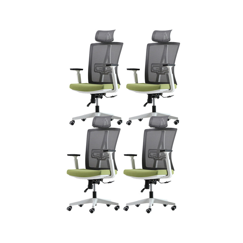 Modern & Contemporary Wheels Chair Black Desk Chair High Back Office Chair