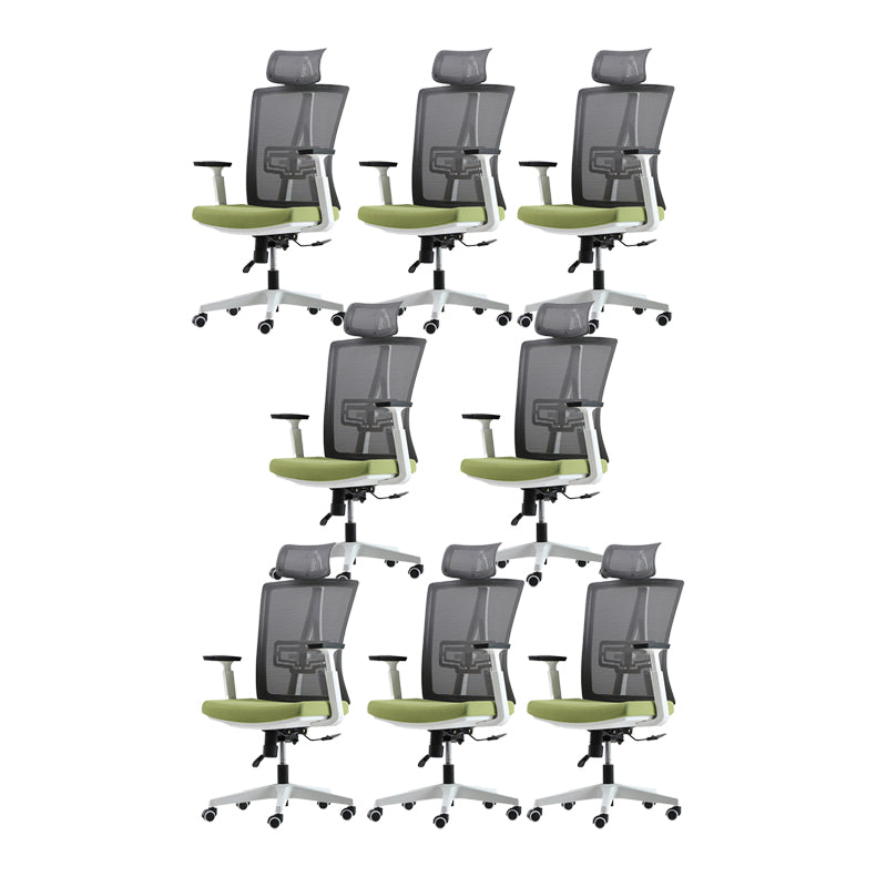 Modern & Contemporary Wheels Chair Black Desk Chair High Back Office Chair