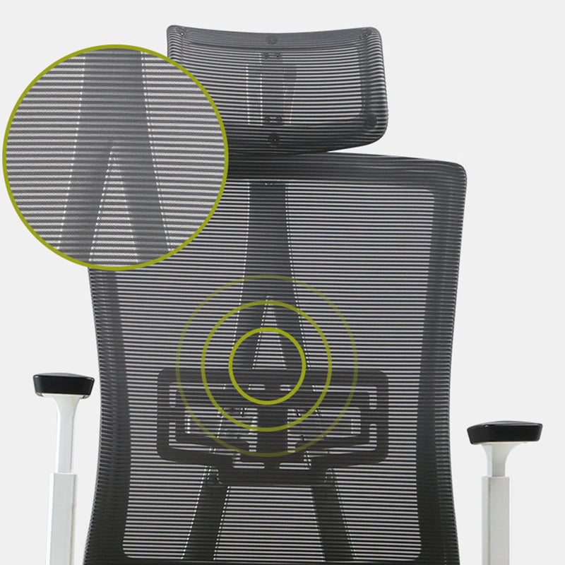 Modern & Contemporary Wheels Chair Black Desk Chair High Back Office Chair