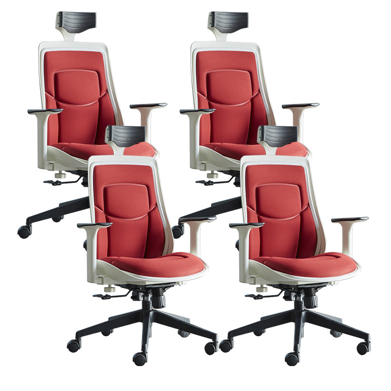 Modern Adjustable Arms Chair Height-adjustable Office Chair with Wheels