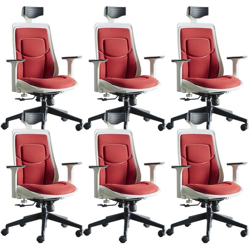 Modern Adjustable Arms Chair Height-adjustable Office Chair with Wheels