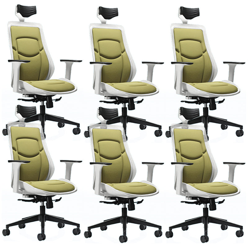 Modern Adjustable Arms Chair Height-adjustable Office Chair with Wheels