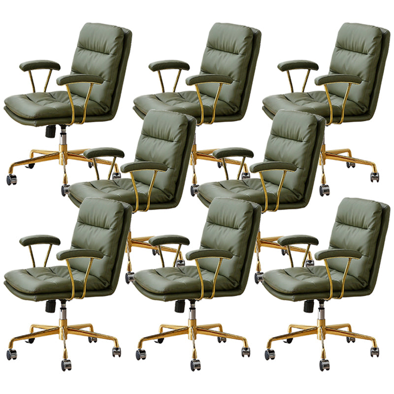 26" Wide Contemporary Arm Chair Upholstered Tilt Mechanism Swivel Chair