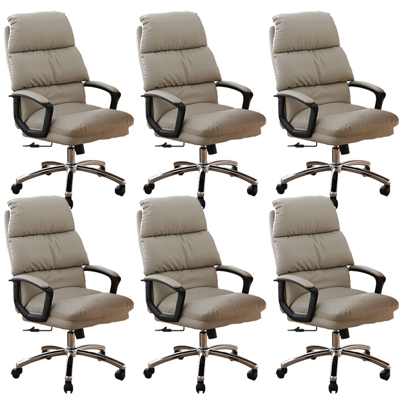 31" Wide Contemporary Arm Chair Upholstered Swivel Executive Chair