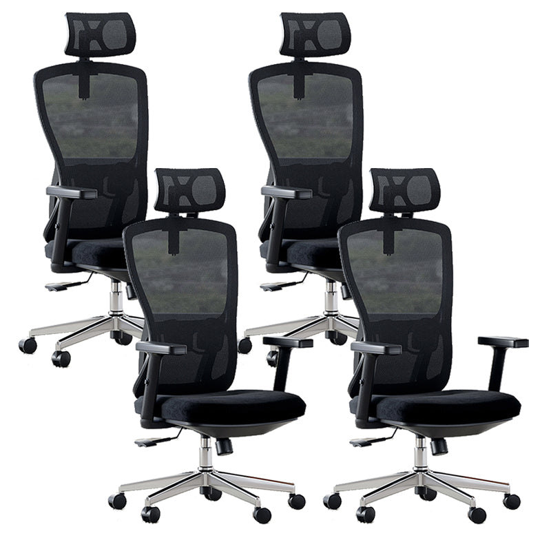 16" Wide Contemporary Wheels Breathable AirGrid Office Chair