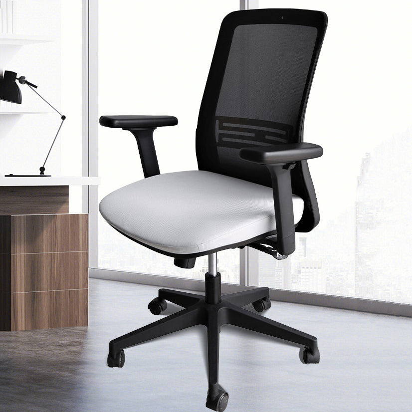 Contemporary Arm Chair Adjustable Seat Height Swivel Office Chair