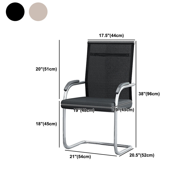 Modern & Contemporary Microfiber Chair Desk Chair Mid-Back Office Chair