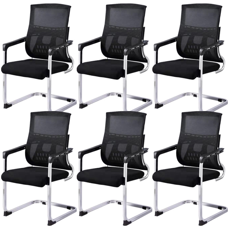 Ergonomic Upholstered Office Chair Contemporary High Back Desk Chair