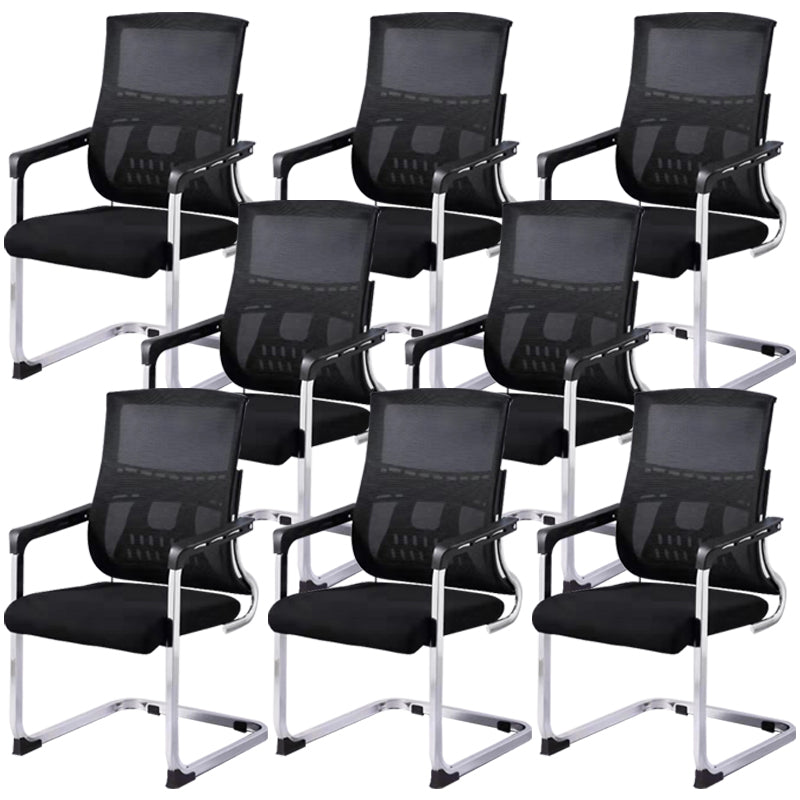 Ergonomic Upholstered Office Chair Contemporary High Back Desk Chair