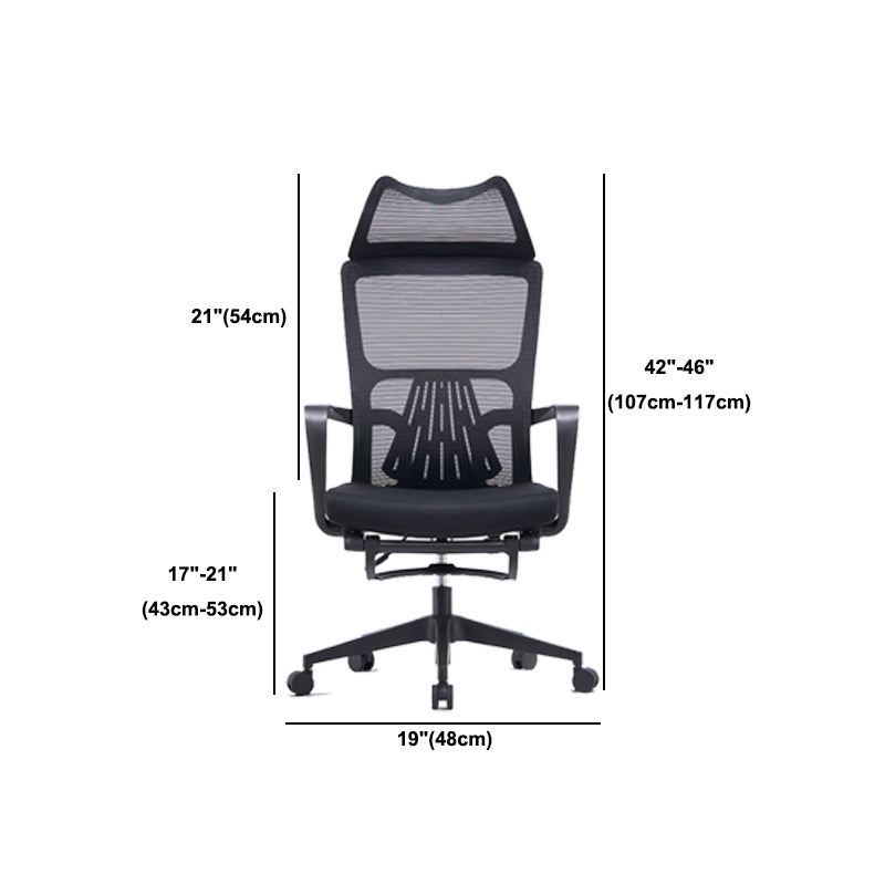 Contemporary Desk Chair Breathable AirGrid Mid-Back Office Chair