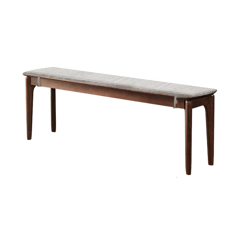 Rectangle 11.8" Wide Entryway Bench Modern Solid Wood Bench in Pine