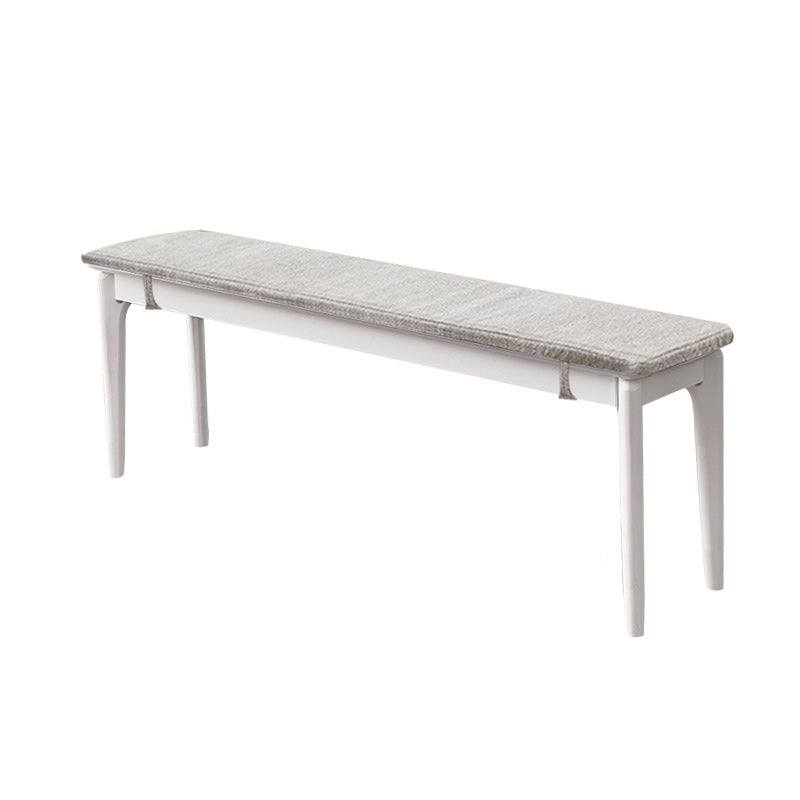 Rectangle 11.8" Wide Entryway Bench Modern Solid Wood Bench in Pine