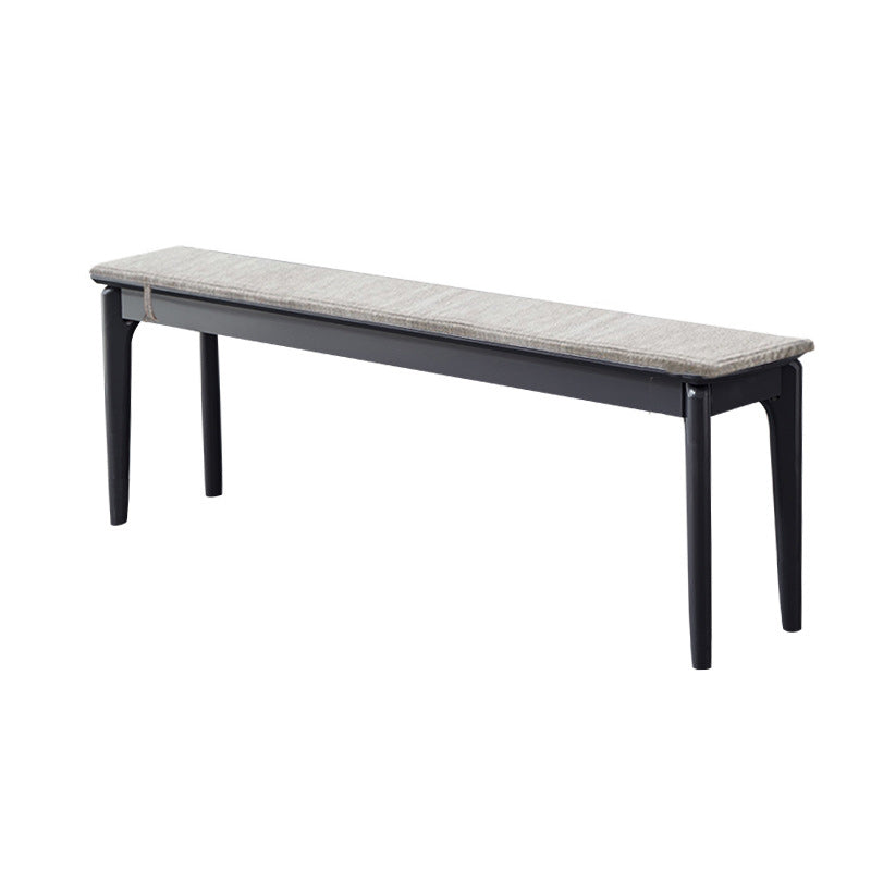 Rectangle 11.8" Wide Entryway Bench Modern Solid Wood Bench in Pine