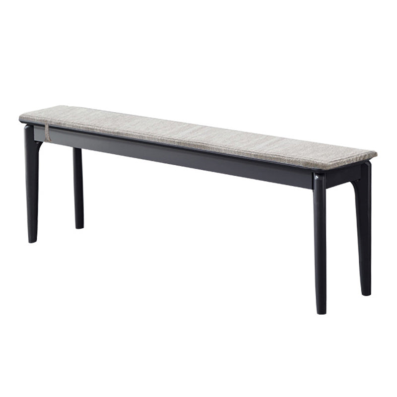 Rectangle 11.8" Wide Entryway Bench Modern Solid Wood Bench in Pine