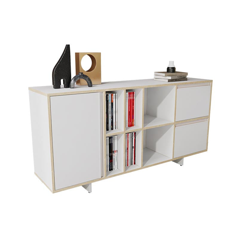 Contemporary Style Sideboard Engineered Wood Cabinet Sideboard for Living Room