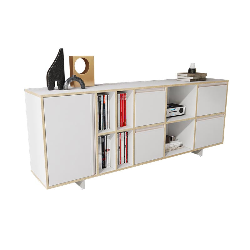 Contemporary Style Sideboard Engineered Wood Cabinet Sideboard for Living Room