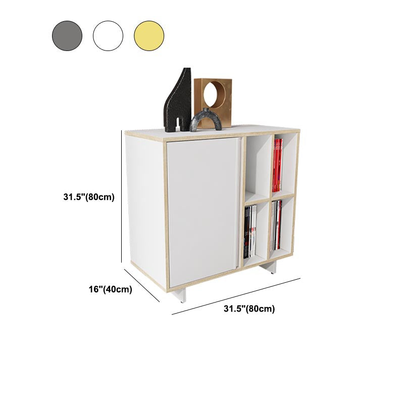 Contemporary Style Sideboard Engineered Wood Cabinet Sideboard for Living Room