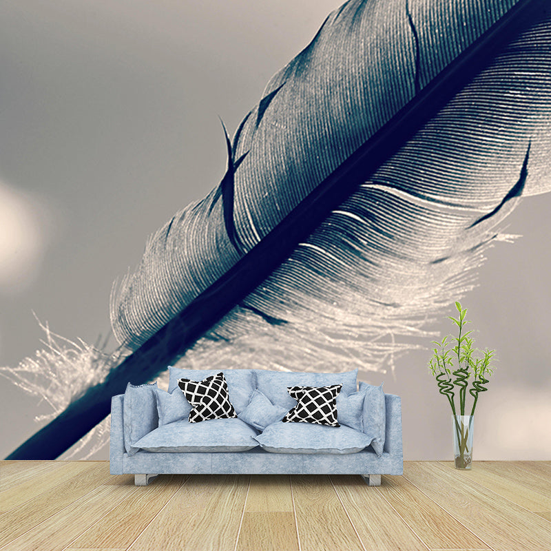 Feather Environmental Wall Mural Home Photography Stain Resistant Wall Mural