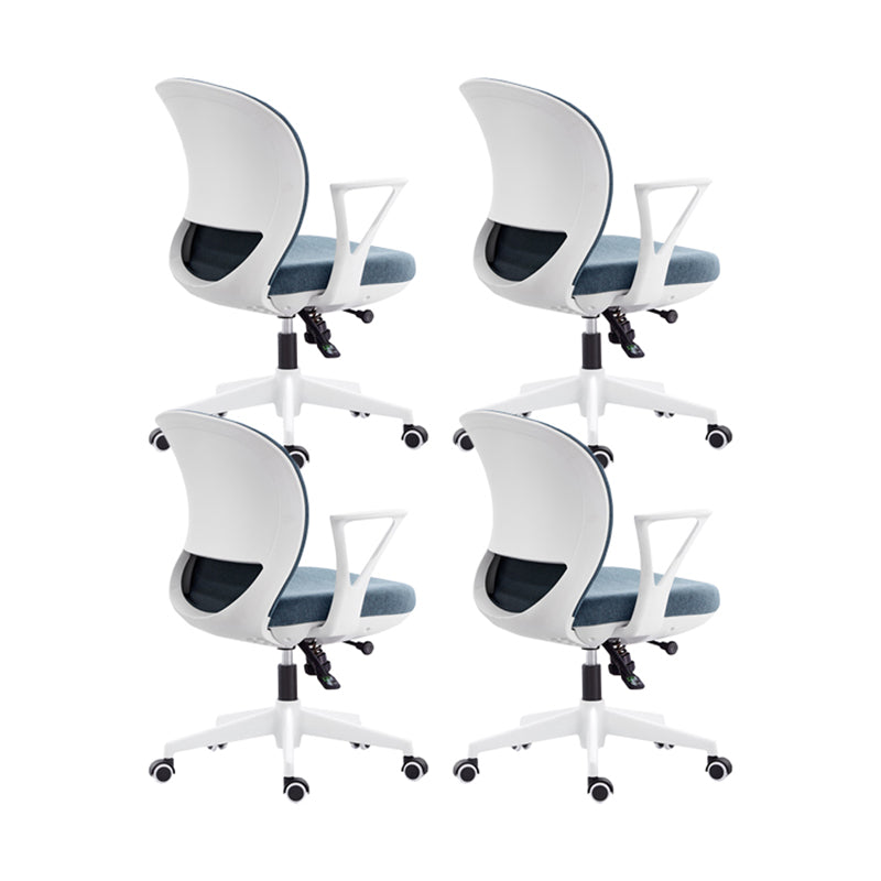 Contemporary Mid-Back Office Chair Adjustable Ergonomic Desk Chair