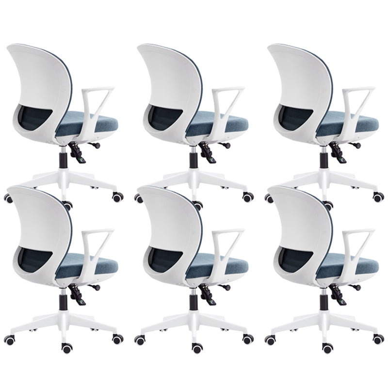 Contemporary Mid-Back Office Chair Adjustable Ergonomic Desk Chair