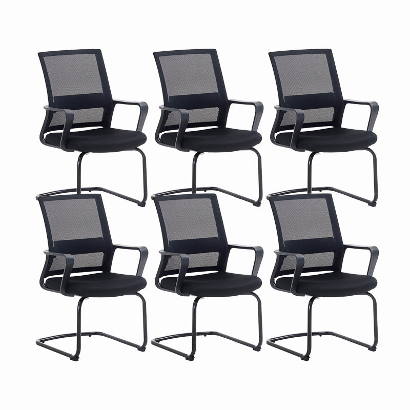 Modern Fixed Arms Office Chair Ergonomic Breathable AirGrid Desk Chair