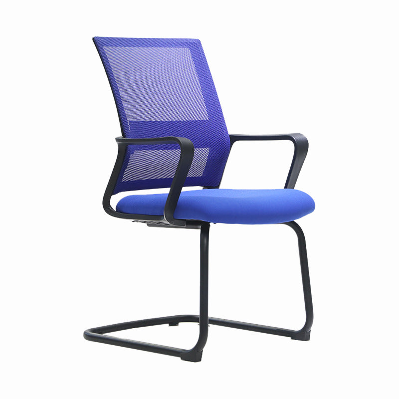 Modern Fixed Arms Office Chair Ergonomic Breathable AirGrid Desk Chair