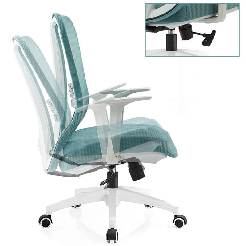 Contemporary Adjustable Office Chair Lumbar Support Desk Chair