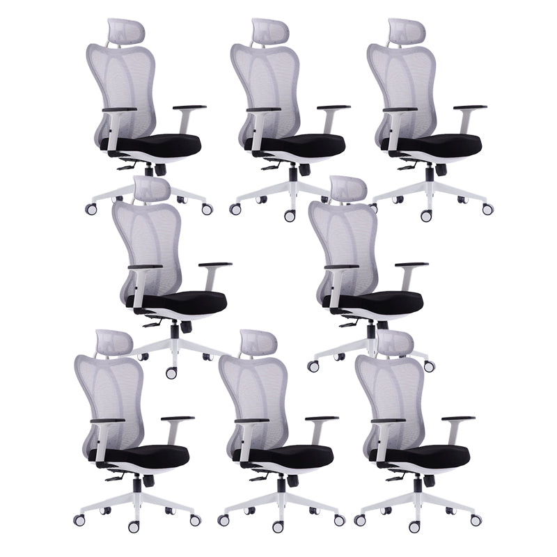 Contemporary Adjustable Office Chair Lumbar Support Desk Chair