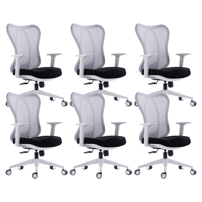 Contemporary Adjustable Office Chair Lumbar Support Desk Chair