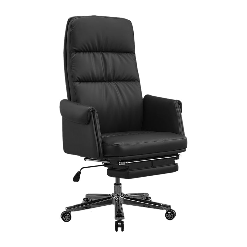 Contemporary Chair Fixed Arms Adjustable Seat Height Office Chair