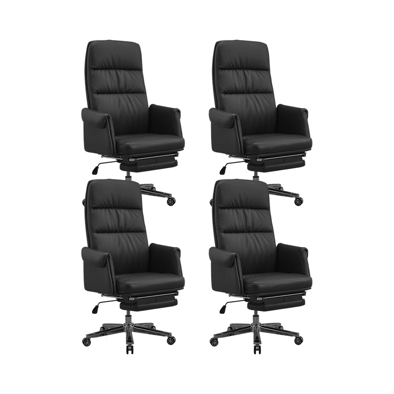 Contemporary Chair Fixed Arms Adjustable Seat Height Office Chair